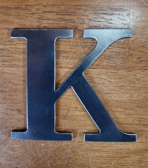 4 inch metal letters alphabet